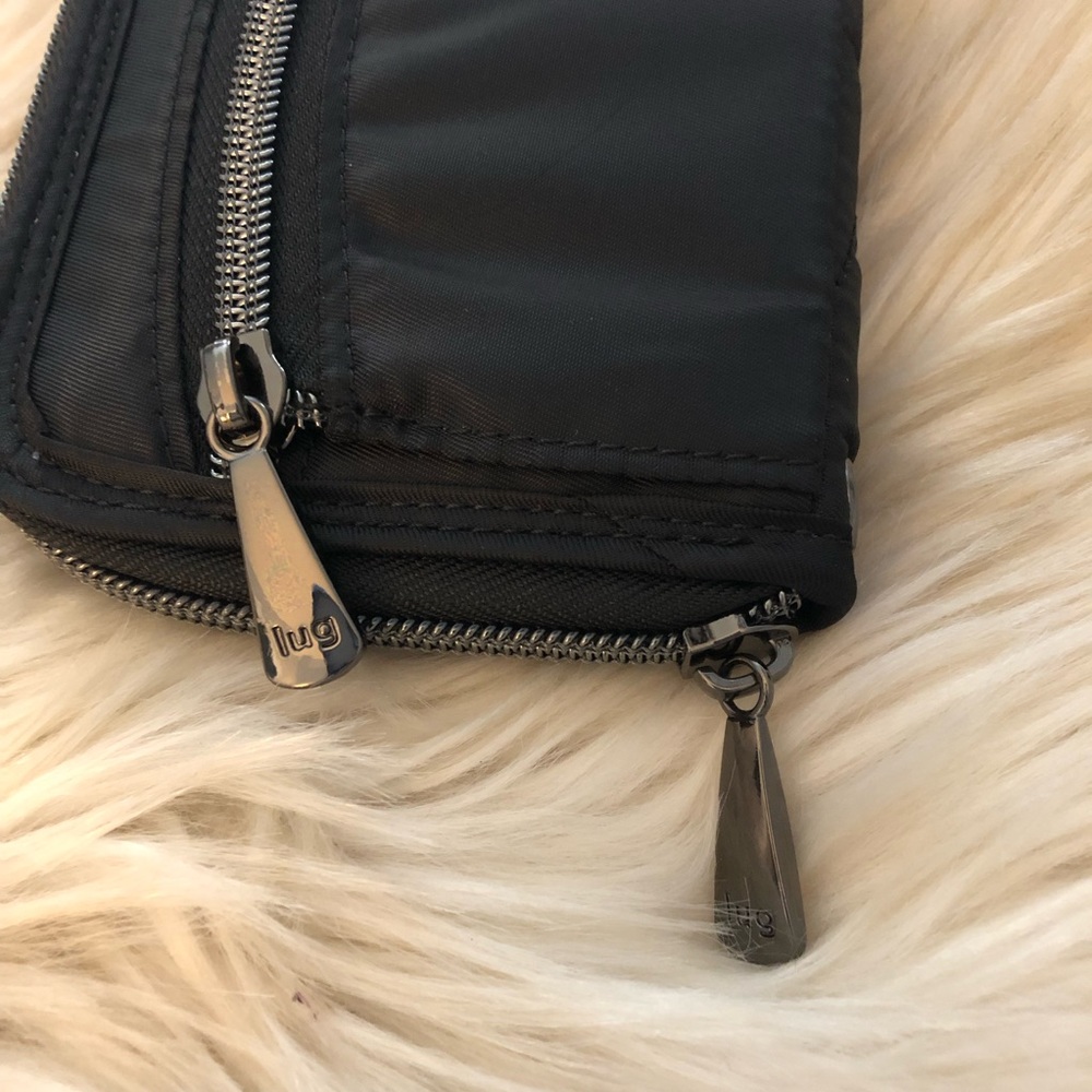 Black Quilted Lug Rodeo zip around Wallet - Picture 7 of 9